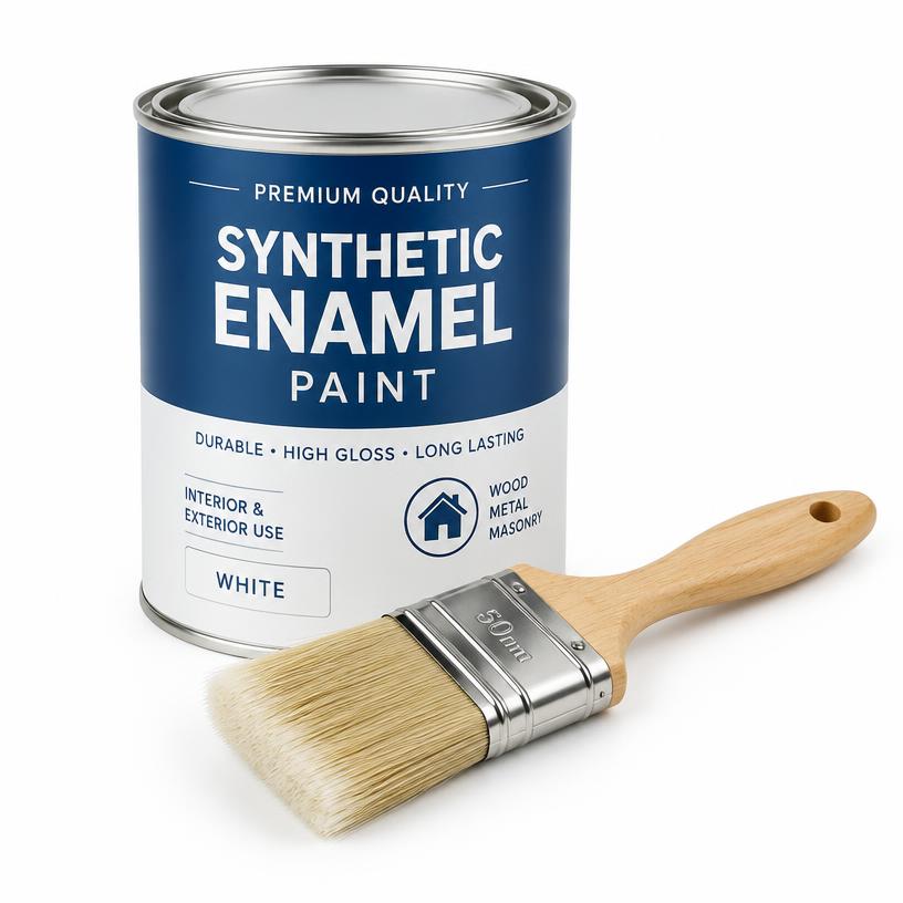 Esmalte Sintético Brilhante 3,6L + Pincel